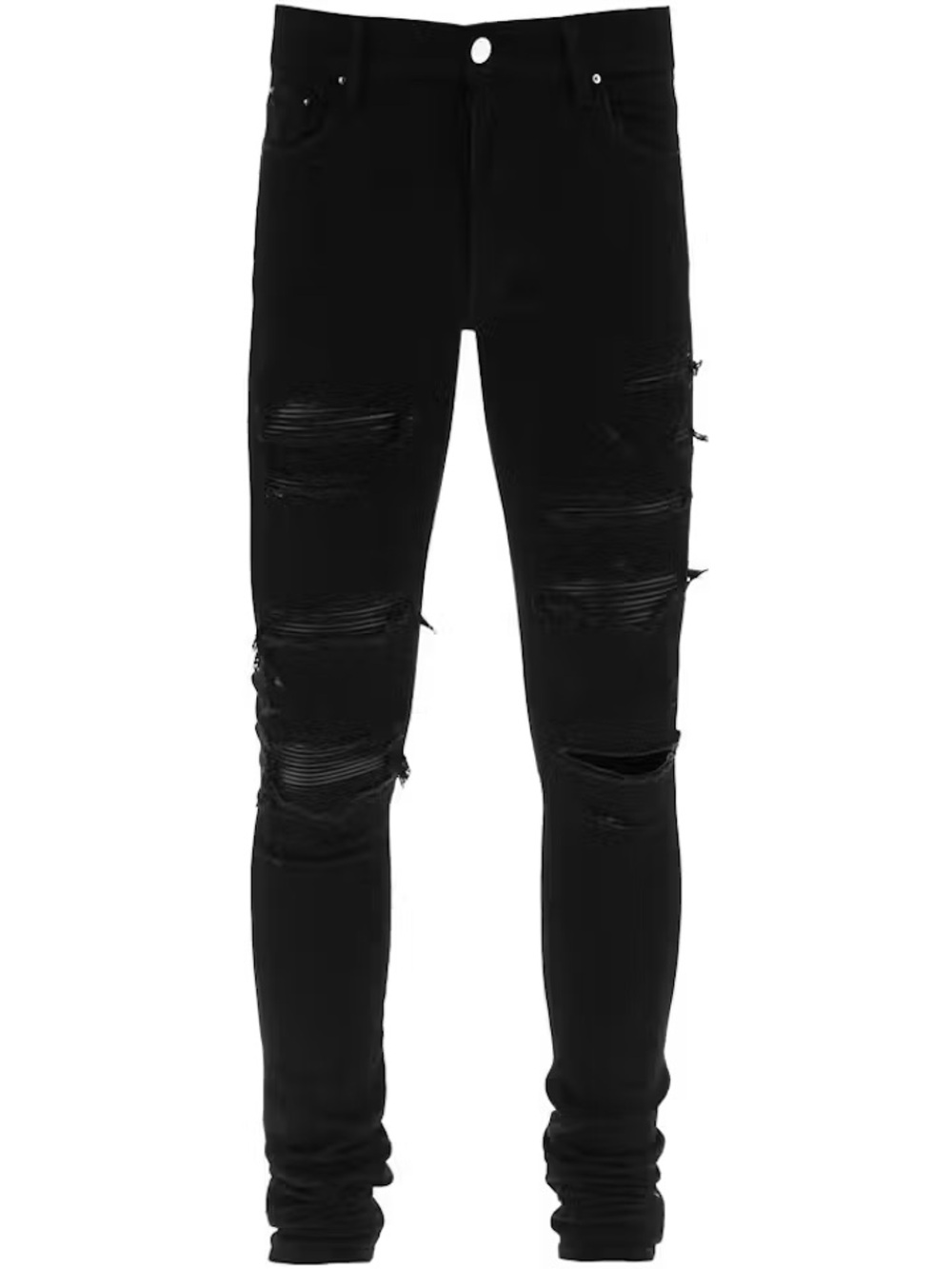 AMIRI Black Ripped Skinny Jeans